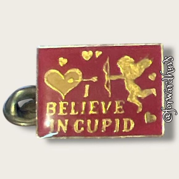Bundle Sale 3 for $15 | Vintage 1987 “I Believe in Cupid” Pin - Picture 9 of 11